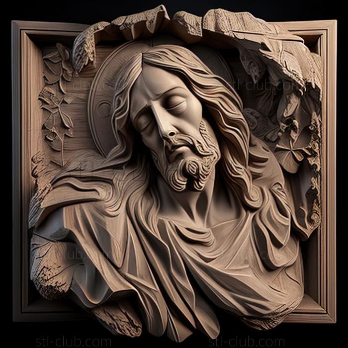 3D model st jesus christ (STL)